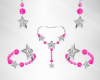 Josie 5pc Pink Set