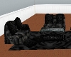 SEXY BLACK SOFA SET