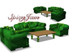 Lovely Green Love Couch