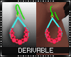 D| Teardrop Earrings F