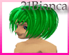 21b-green hair