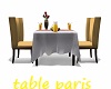 Table Café de Paris