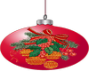 (MSis)Red Berry Ornament