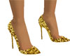 gold studded shoes