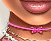 K! V Day Necklaces Pink