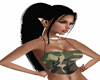 black pony tail hair