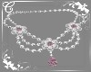 C Mauve Wedding Necklace