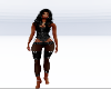 TNM Blk Chained Corset