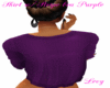 Shirt w/StripeBra Purple