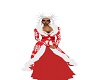 MP~RED&WHITE  XMAS GOWN