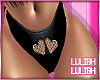 LL** Black Thonge RL