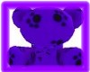 Purple Paw Teddy Chair