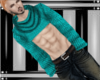 A: Teal mens sweater
