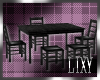 {LIX} Dining Table Blk