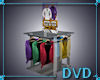 DVD clothing display