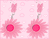 Daisy Earrings Pink
