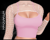 Viv White&Pink Top