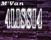 [MVan]NeonSign "4LISSI4"