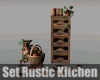 *Set Rustic Kitchen