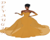 Diamond Gold Gown