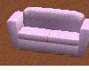 pink anim cuddle couch