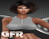 it girl grey&blk outfit