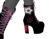 Pink Angel Boots
