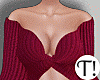 T! Wine Crop Sweater