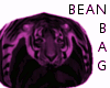Purple Tiger Beanbag