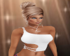(CS) White Summer Top
