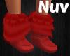 Cozy Fur Red Boots