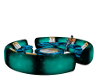teal chat couch