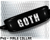 -P- Goth PVC Collar /M