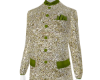 Q! Ruffle Green Sherwani