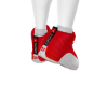 red n white jordans