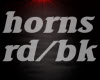 bk/rd Lg-Horns *M*