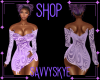 Lilac-Glam Dress