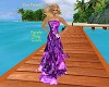 PP|Purple Fling Gown