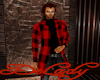 Red Checked Winter Coat