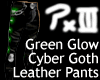 Green Glow Leather