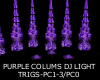 Purple Colums DJ Light