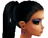 Purple Loop Earrings