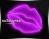 SCR. Neon Purple Lips