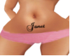 Janet Belly Tattoo