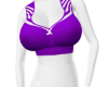 F}- purple SEXY TOP