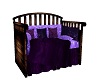 purple boys crib