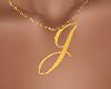"J" Letter Necklace F