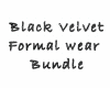 Black Velvet Formal Wear