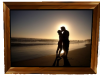 beach photo kiss