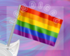 *L* Rainbow Head Flag